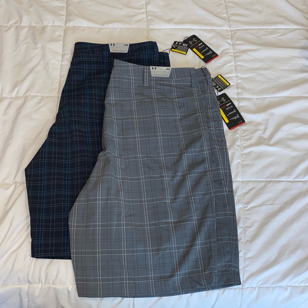 Under Armour men's heat gear shorts 40